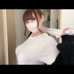 【ノーブラストレッチ】バストアップしたいので頑張ってみた【胸ポチ】