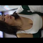 【東京オートサロン2024】凄いボリュームのバスト！ストリート系な感じのファッションコンパニオンもいます！