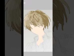 左向きバストアップ描きすぎ問題 #イラスト #イラストメイキング #illustration