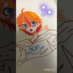 バストアップしか描けない #イラスト