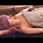 優しいデコルテマッサージ／10代学生モデル/その2【男性セラピストによるオイルトリートメント♪】#メンズセラピスト #バストアップ #リンパ ／ oil massage for relaxation