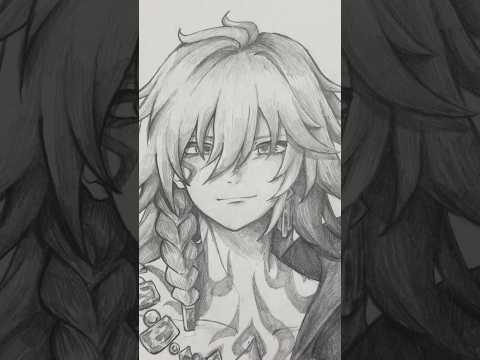 バストアップ（？）#アナログ #アナログ絵 #イラスト #崩壊スターレイル #ファイノン#トリビー #モーディス