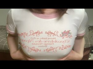 【ノーブラナイトルーティン】Gカップ娘がバストアップの為に育乳マッサージをしてたら…///