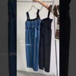 【Arumlily(アロムリリー)】デニムジャンパードレス