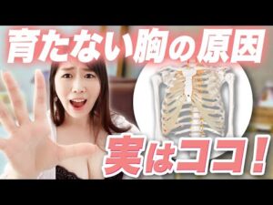 【AAガリ痩せOK】胸が育たない原因は肋骨!L字で整えるバストアップ新習慣