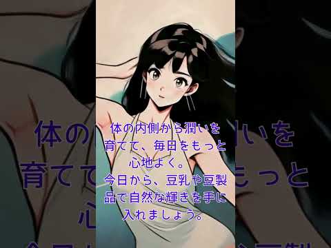 女性ホルモンに近いパワー！豆乳がくれる自然な潤い#バストアップ #自分磨き #セルフケア #豆乳  #エストロゲン