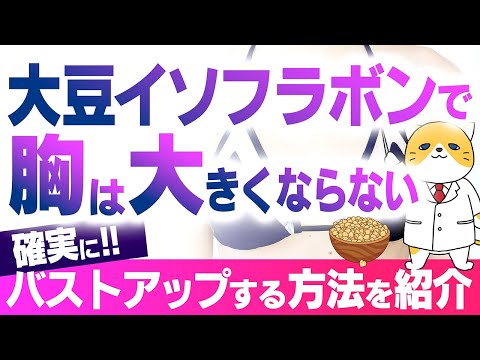 大豆イソフラボンで胸は大きくならない？確実にバストアップする方法について解説