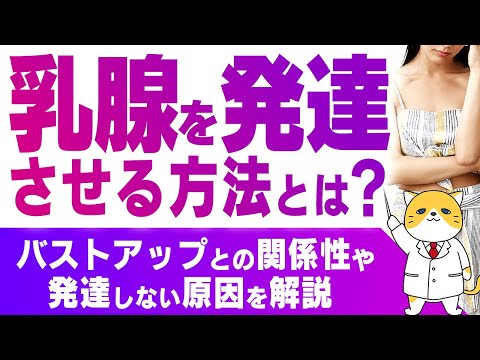 乳腺を発達させる方法とは？バストアップとの関係性や発達しない原因を解説