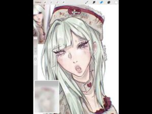 bust up art commission | sample (£25) .ೃ࿔