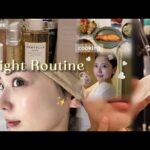 【ナイトルーティン】肌荒れした日のリアルなスキンケア🫧バストケア｜ニキビ｜cooking｜skincare