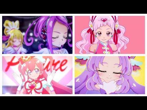 アップになったら即終了！プリキュアEDメドレー(完全版)　基本はバストアップ以上で足が見えない程度(微妙なのもある)