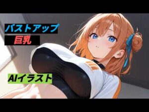 AIイラスト・AIart   　巨乳・バストアップ