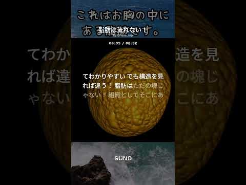 脂肪は流れない｜そのバストアップ、成立していません #バストアップ