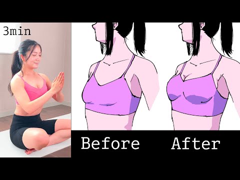 LIFT and FIRM your BREASTS! workout while sitting  – 3 min