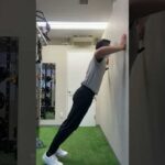 【バストアップ　宅トレ】壁立て伏せ　腕立て伏せへの道