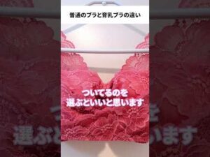 普通のブラと育乳ブラの違い #バストケア #育乳 #バストサロン #豊胸 #育乳ブラ