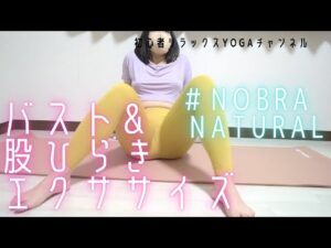 【ノーブラ】美●女子がバストと股ひらきエクササイズしてみた【運動】りい６